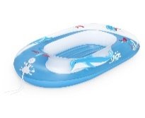 40" x 27"/1.02m x 69cm Floatin' Friends Baby Boat