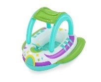 42" x 44"/1.07m x 1.12m Space Splash Shaded Baby Boat