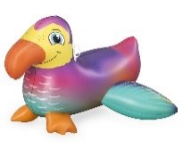 55.5" x 44.5"/1.41m x 1.13m Dandy Dodo Ride-On