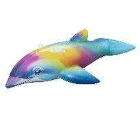 66" x 26"/1.68m x 66cm Dolphin Daydream Ride-On