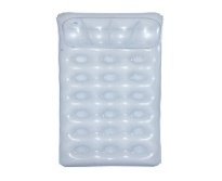 6'2" x 28"/1.88m x 71cm Silver Deluxe Floating Mat