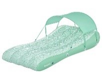 70" x 40"/1.78m x 1.02m Comfy Chill Shaded Lounge