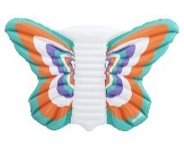 6'4" x 69"/1.93m x 1.76m Boho Butterfly Pool Float