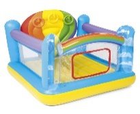 69" x 68" x 54"/1.75m x 1.73m x 1.37m Jumpin' Balloon Bouncer