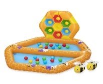 50" x 47" x 24"/1.27m x 1.19m x 61cm Lil' Beehive Baby Pool & Ball Pit