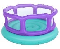 60" x 60" x 33"/1.52m x 1.52m x 84cm Laugh 'n Leap Bouncer