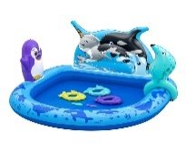 53" x 51.5" x 28.5"/1.34m x 1.31m x 73cm Polar Pals Play Center