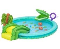 7'4" x 71" x 28.5"/2.24m x 1.81m x 72cm Crocodile Cove Play Center