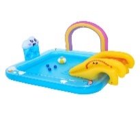 6'2" x 59" x 35"/1.88m x 1.50m x 89cm Rainbows 'N Rays Play Center