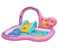 71" x 71" x 46"/1.80m x 1.80m x 1.17m Butterfly Wonder Play Center