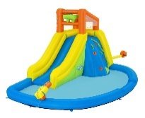 14'3" x 9'5" x 8'9"/4.35m x 2.86m x 2.67m Mount Splashblast Mega Water Park