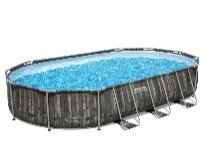 20' x 12' x 48"/6.10m x 3.66m x 1.22m Oval Pool Set
