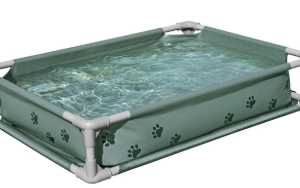 40" x 29" x 8"/1.02 m x 74 cm x 20 cm Fetchin' Fun Pet Play Pool & Elevated Bed