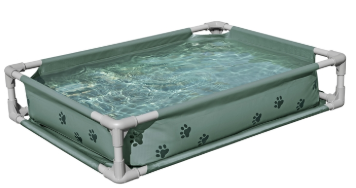 40" x 29" x 8"/1.02 m x 74 cm x 20 cm Fetchin' Fun Pet Play Pool & Elevated Bed