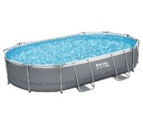 16' x 10' x 42"/4.88m x 3.05m x 1.07m Oval Pool Set