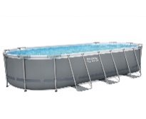 18' x 9' x 48"/5.49m x 2.74m x 1.22m Oval Pool Set