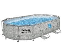 14' x 8'2" x 39.5"/4.27m x 2.50m x 1.00m Splashview Oval Pool Set