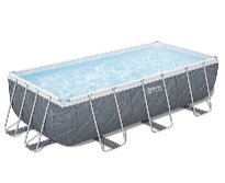 13'6" x 6'7" x 48"/4.12m x 2.01m x 1.22m Rectangular Pool Set