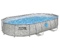 16' x 10' x 42"/4.88m x 3.05m x 1.07m Splashview Oval Pool Set