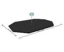 10'x 6'7"/3.05m x 2.00m Oval Pool Cover