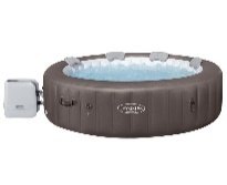 77" x 28"/1.96m x 71cm Dominica MaxHold EnergySense Smart HydroJet 6 Brown Round