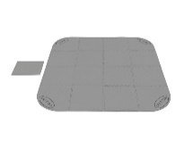77"x77"/1.96m x 1.96m Floor Protector