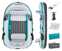 10'4"x 65"/3.15m x 1.65m Adventure Elite X4 Raft Set
