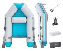 7'6" x 51" x 13"/2.30m x 1.30m x 33cm Corinth Elite Sport Boat Set