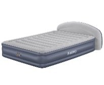 90" x 60" x 33"/2.29m x 1.52m x 84cm TRITECH LOUNGELUX HEADBOARD AIR MATTRESS QUEEN BUILT-IN AC PUMP