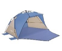 (42"+50") x 7'10" x 49"/(1.07m+1.27m) x 2.40m x 1.25m Beach Dome 4 Tent with SwiftClick Setup