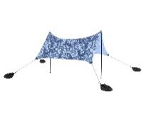 6'11" x 6'11" x 6'6"/2.10m x 2.10m x 1.98m Beach Shade Outdoor Canopy