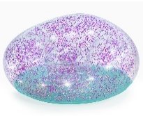 45" x 44" x 26"/1.14m x 1.12m x 66cm Glitter Dream Inflate-a-Chair Air Chair