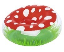 44" x 44" x 26"/1.12m x 1.12m x 66cm Mighty Mushroom Air Chair