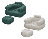 42" x 39" x 31.5"/1.07m x 99cm x 80cm Comfi Cube Lounger