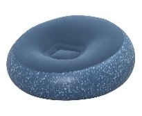 44" x 44" x 26"/1.12m x 1.12m x 66cm Inflate-A-Chair Air Chair