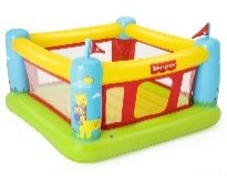 69" x 68" x 53"/1.75m x 1.73m x 1.35m Bouncetastic Bouncer