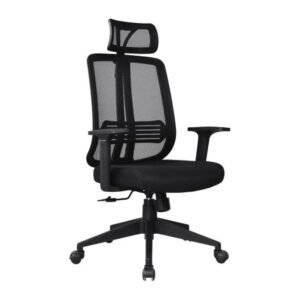 ANCHOR office chair, front three-quarter view on white