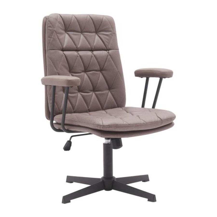 ARGYLE CROSS office chair, front three-quarter view on white