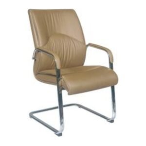 ASHFORD GUEST office chair, front three-quarter view on white