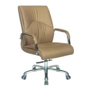 ASHFORD MID office chair, front three-quarter view on white