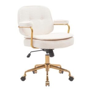 ASPEN office chair, front three-quarter view on white