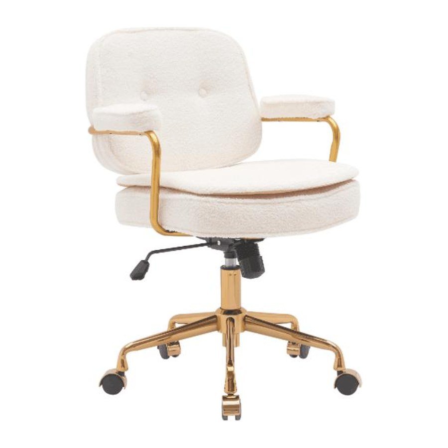 ASPEN office chair, front three-quarter view on white