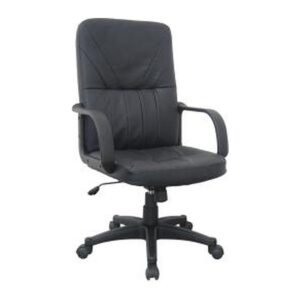 BATTEN office chair, front three-quarter view on white