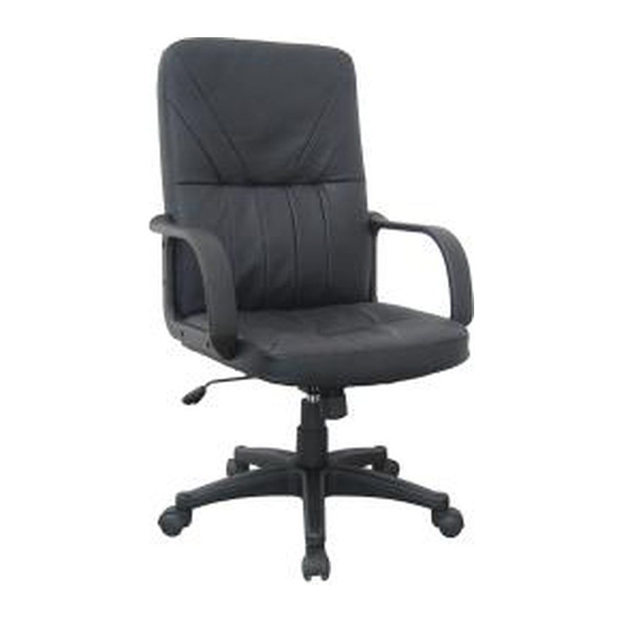 BATTEN office chair, front three-quarter view on white