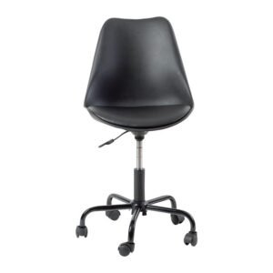 BELL office chair, front three-quarter view on white