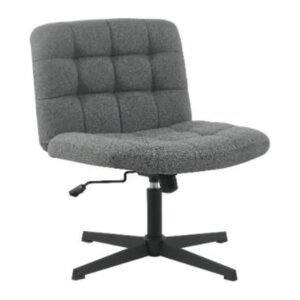 BOLSTER office chair, front three-quarter view on white