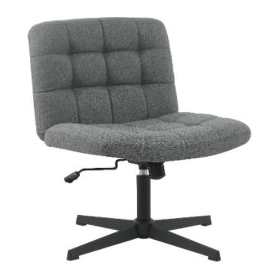 BOLSTER office chair, front three-quarter view on white