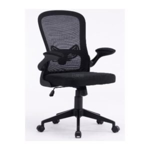 BREEZE office chair, front three-quarter view on white