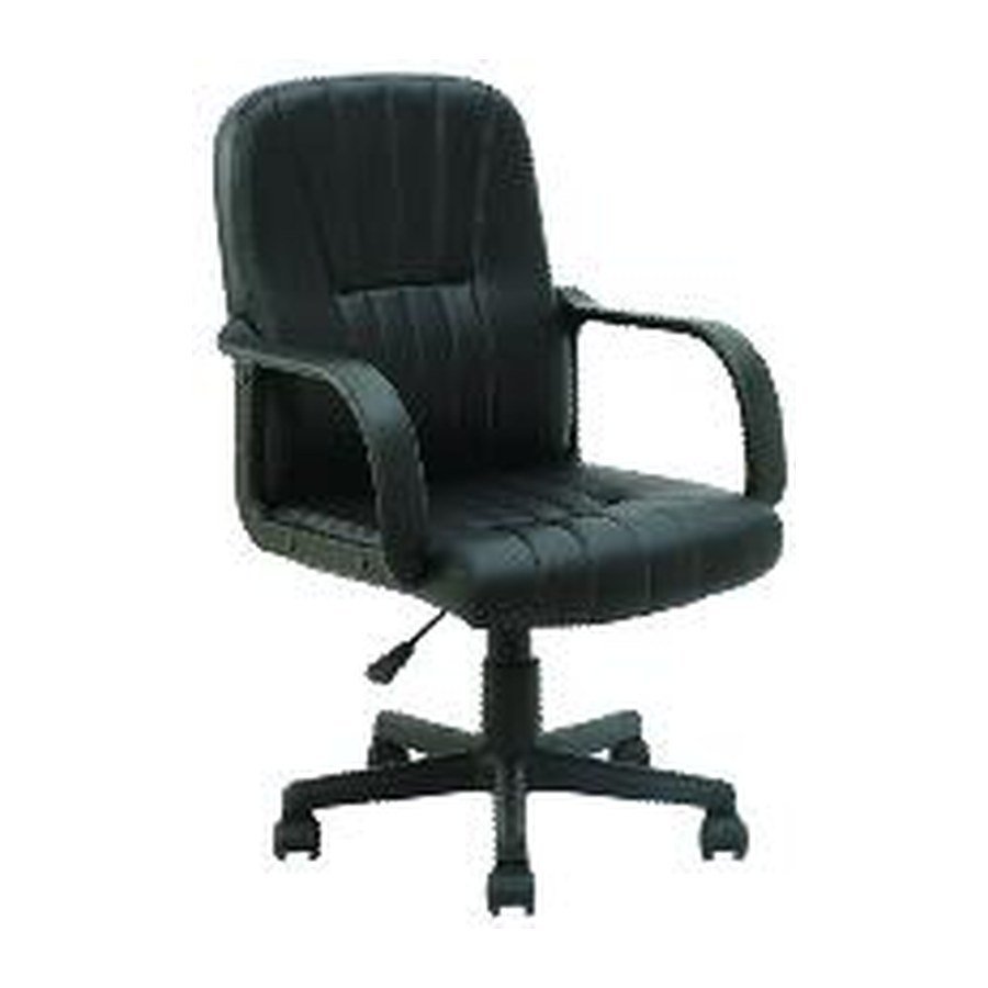 CABOT QUILT office chair, front three-quarter view on white