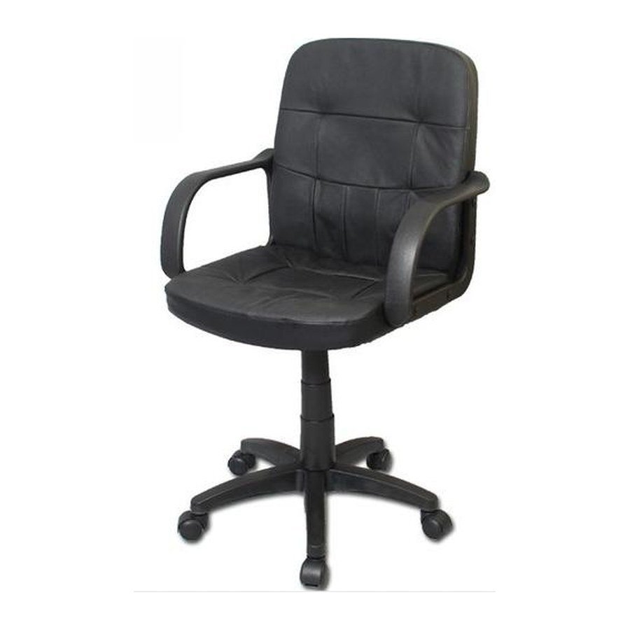 CABOT office chair, front three-quarter view on white